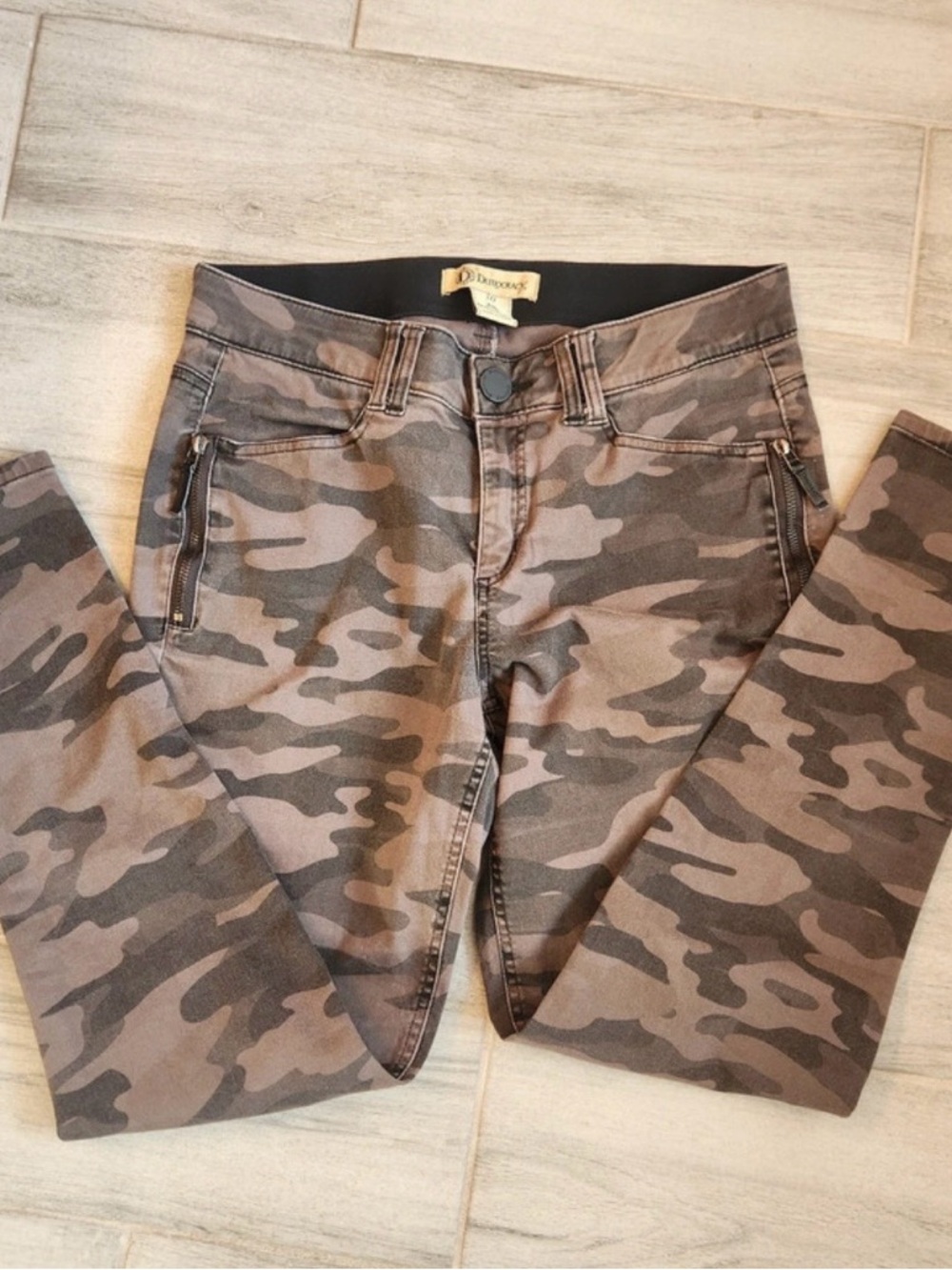 Camo Skinny Jeans - Brown Camouflage